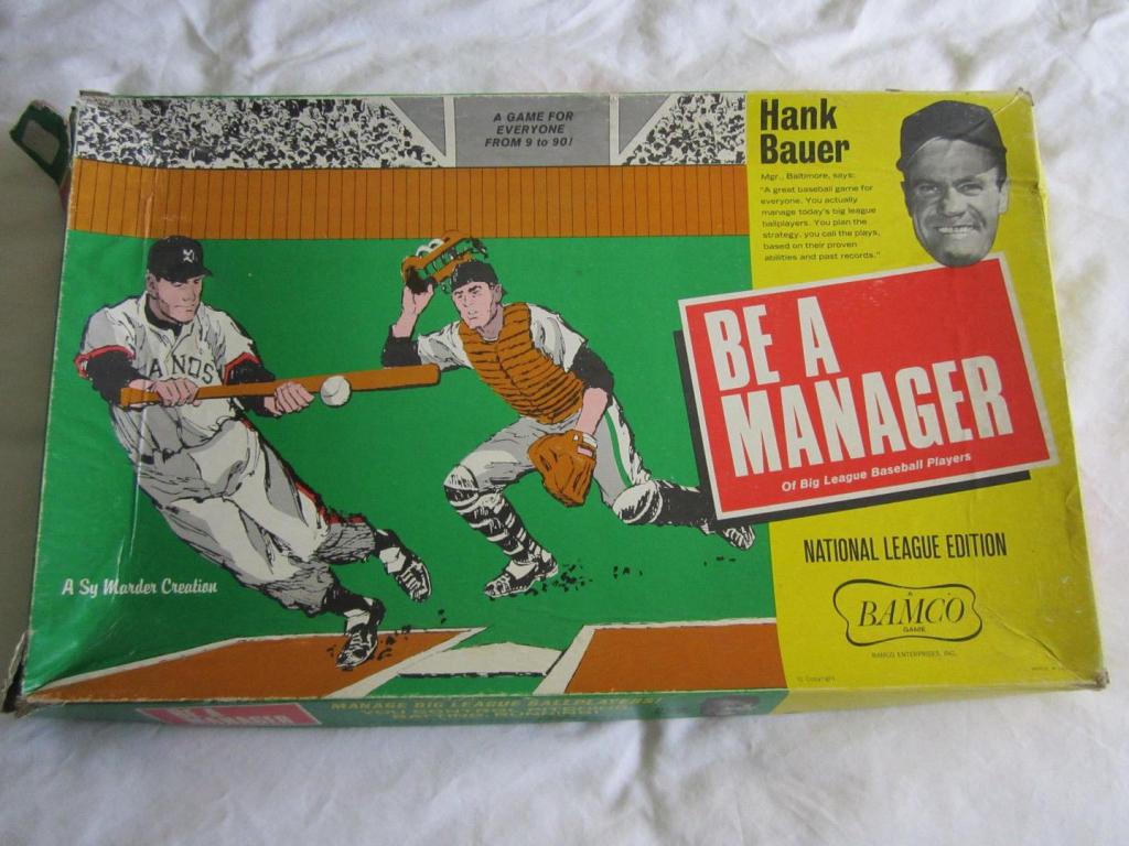 'Be a Manager' board game from the '60s