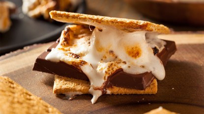 chocolate and marshmallow smore