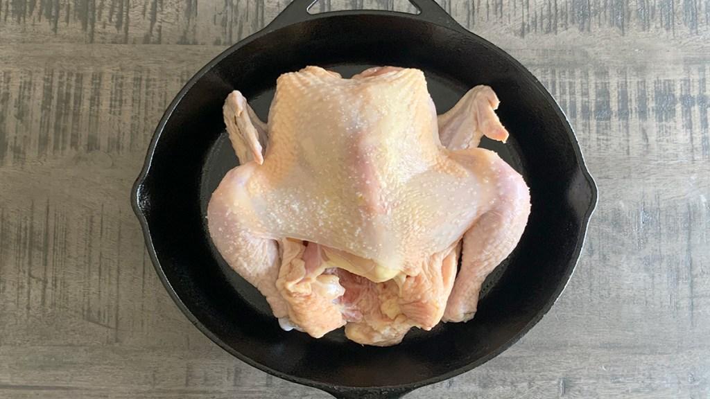 Cast iron skillet roast chicken recipe test