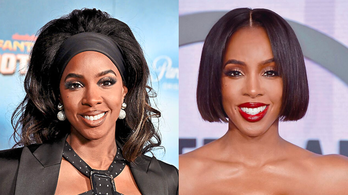 Side-by-side of singer Kelly Rowland