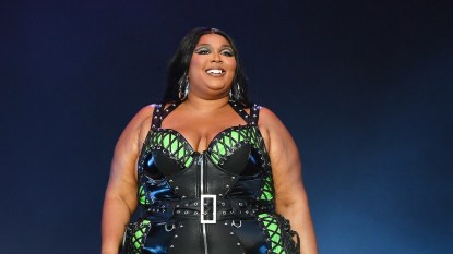 Musician Lizzo onstage