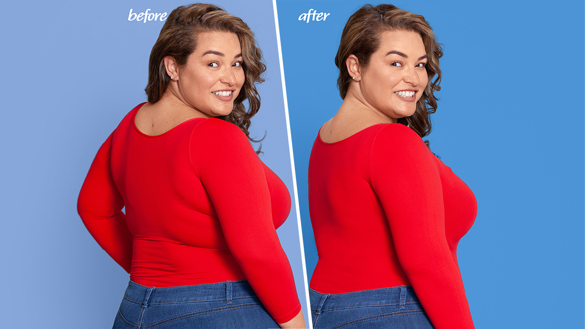 Woman's World reader Laura Johnson before and after