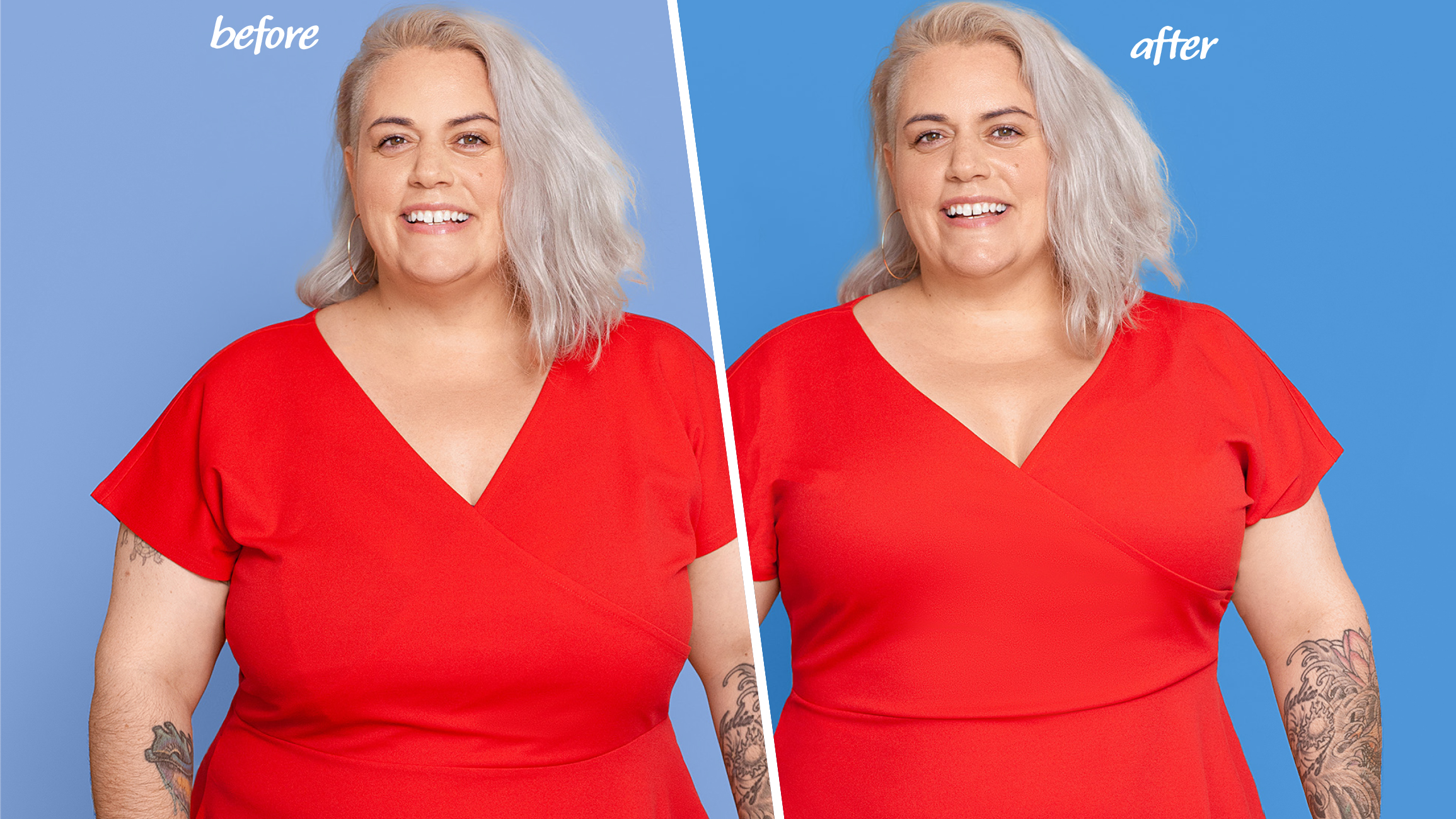 Woman's World reader Julia Dalton-Brush before and after