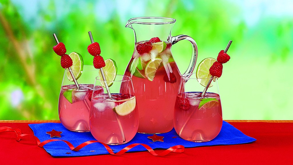 Paula Deen's Raspberry Ginger Ale Punch