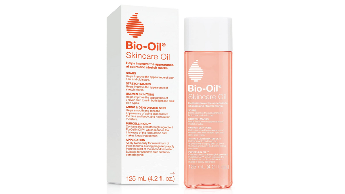 bio oil product on white background