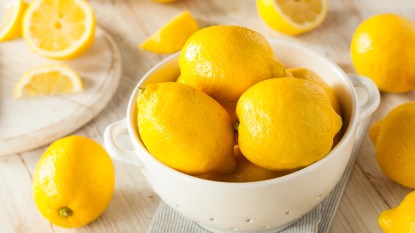 Raw Organic Yellow Lemons Citrus Ready to Use