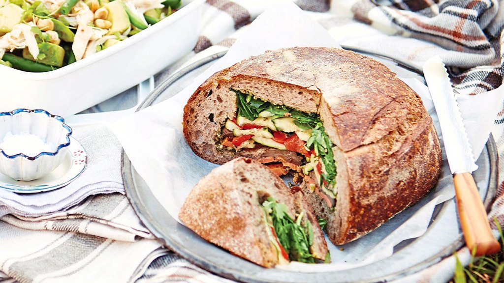 mixed veggie muffuletta