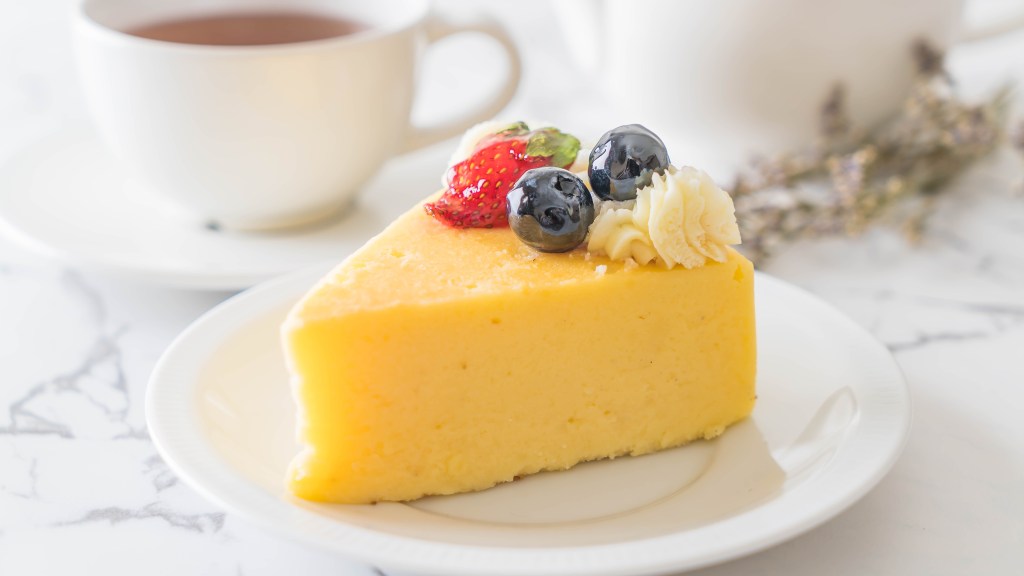 Cheesecake made with allulose that speeds weight loss
