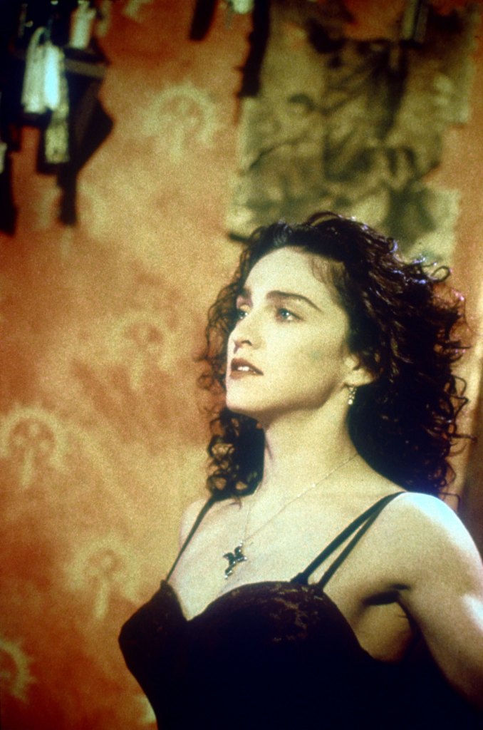 Madonna in the Video for ” Like a Prayer ” – 1989