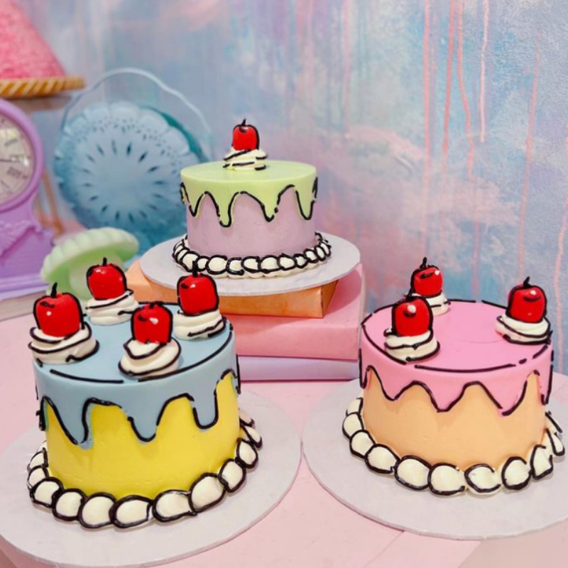mini cartoon cake