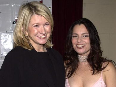 Martha Stewart and Fran Drescher, 2001