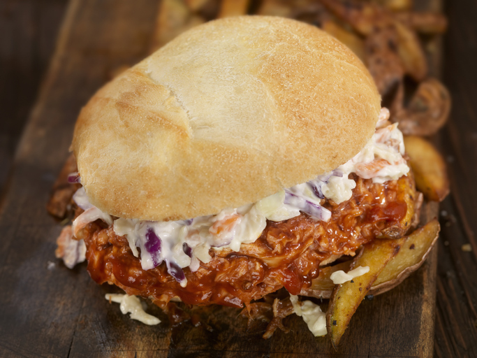 pulled jerk chicken sandwich