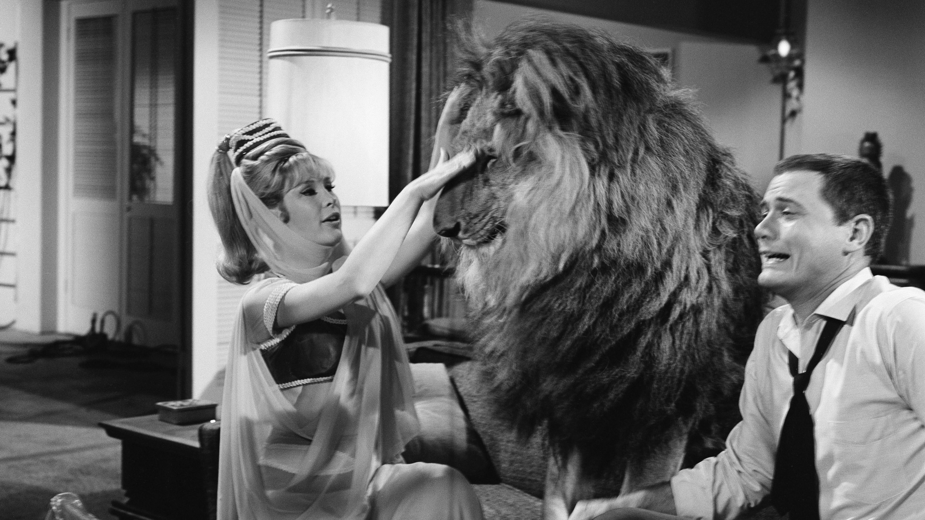 jeannie and nelson with lion