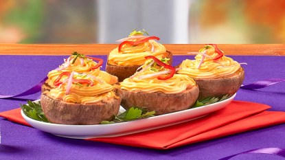 Ranch Stuffed Sweet Potatoes, just one of our amazing baked sweet potato recipes!