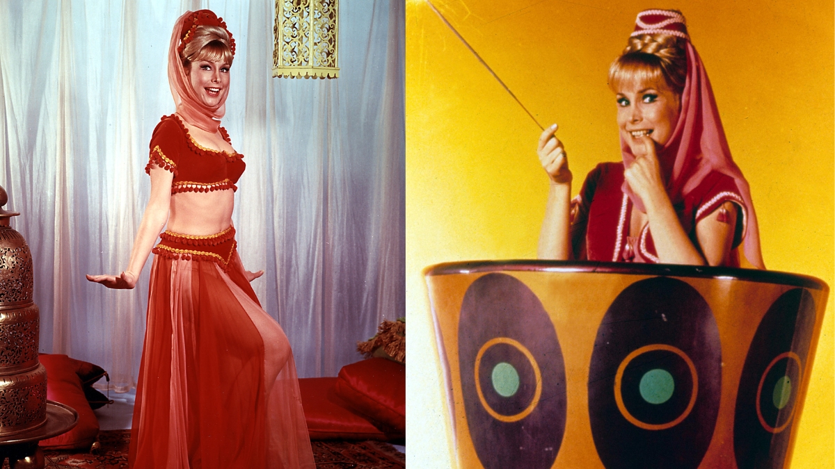 'I Dream on Jeannie," Barbara Eden in her signature outfit.