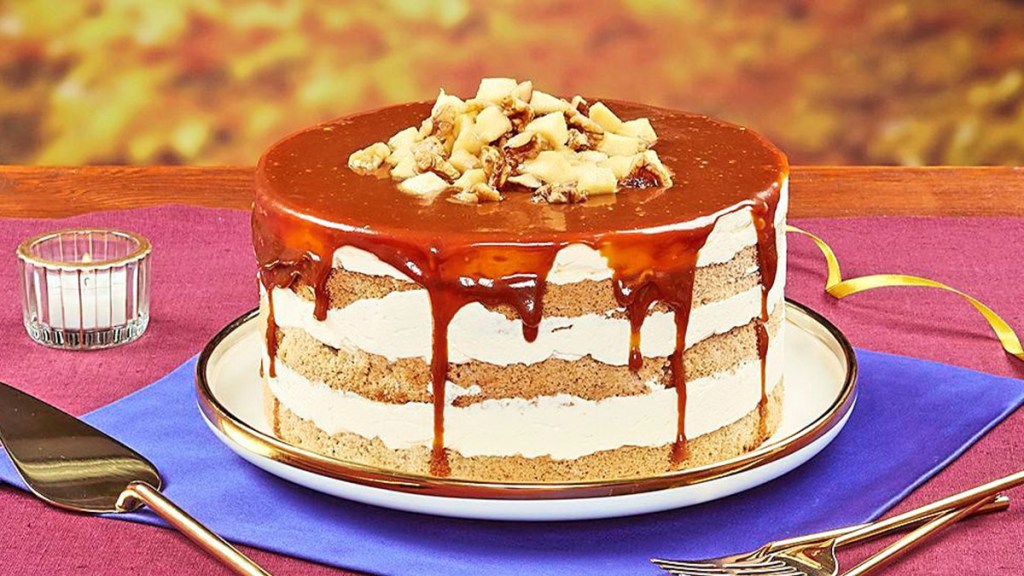 Apple and spice layer cake