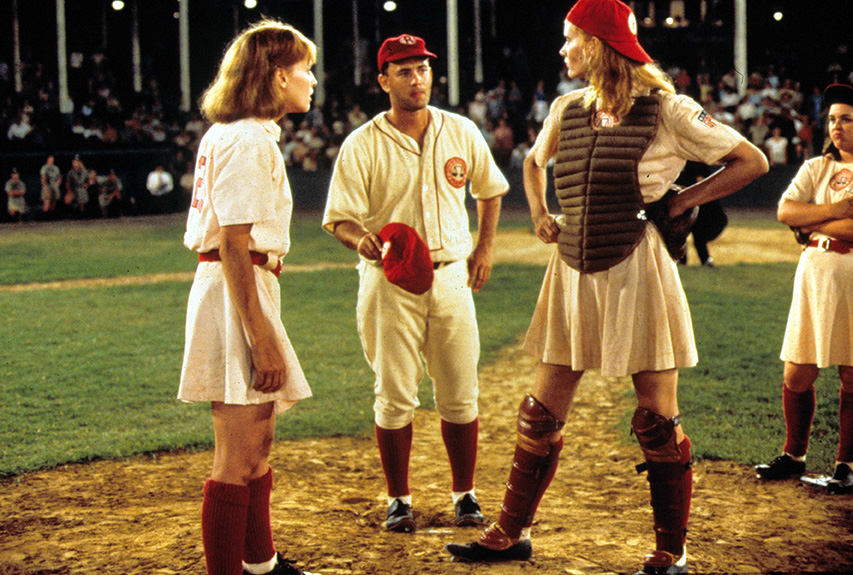 Lori Petty, Tom Hanks, Geena Davis, 'A League Of Their Own', 1992