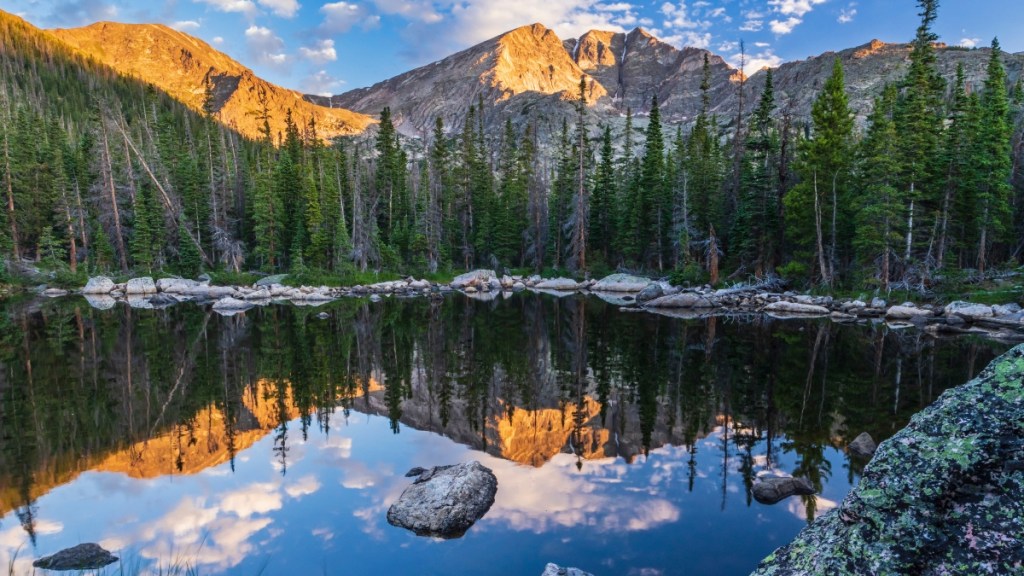 Chipmunk Lake at Rocky Mountain National Park