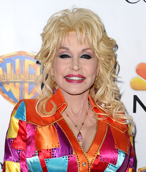 Dolly Parton at the premiere of "Dolly Parton's Coat of Many Colors," 2015