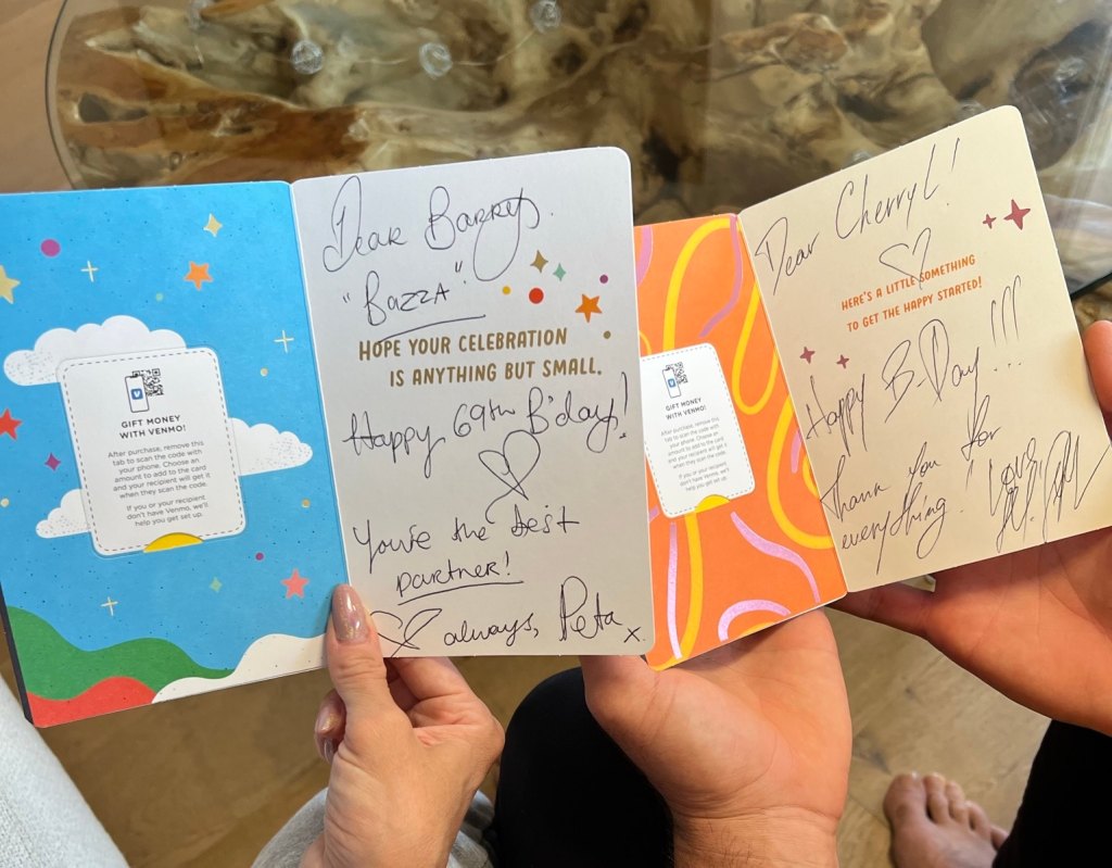 Hallmark + Venmo cards