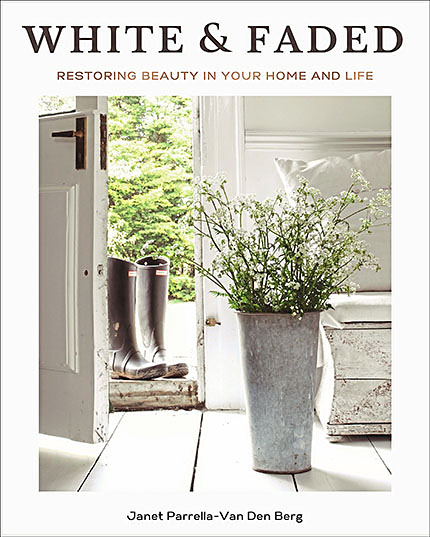 White and Faded home decor book cover for book club