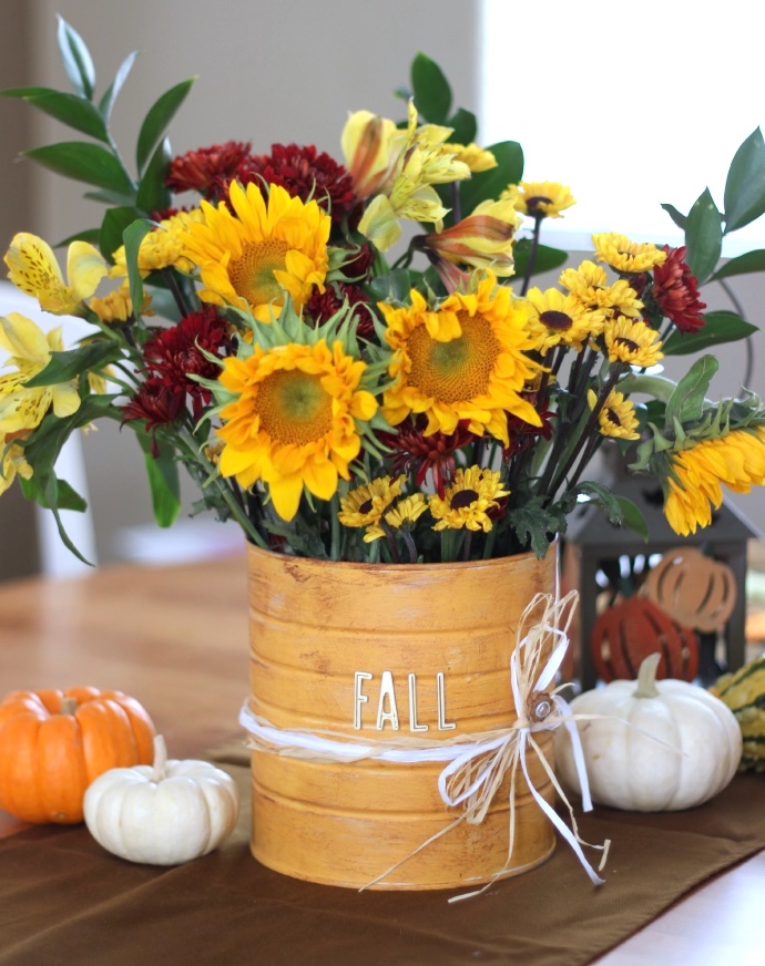 Coffee Canister turned into a DIY planter