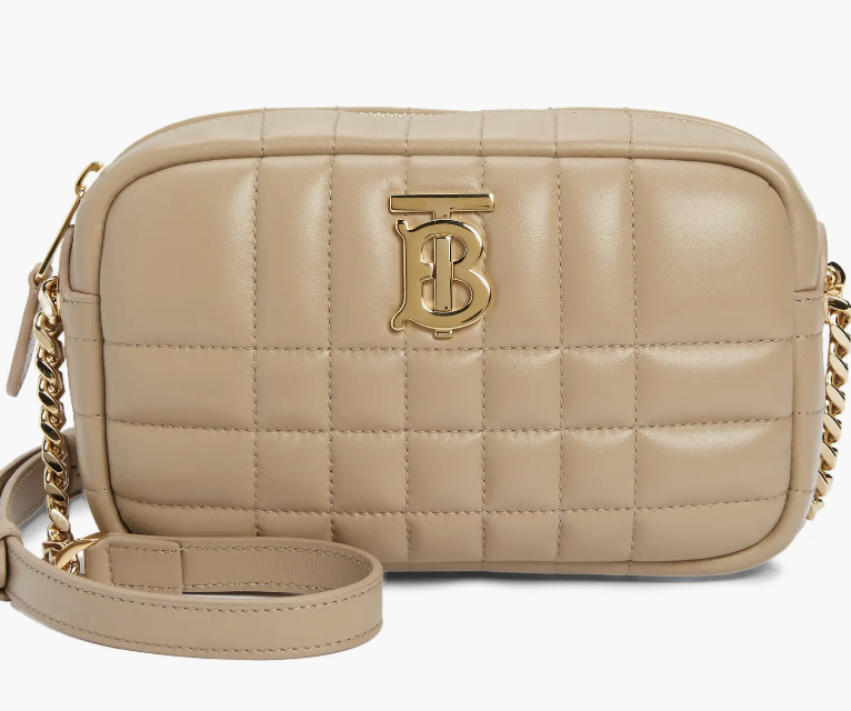 Burberry Mini Lola Quilted Leather Camera Bag