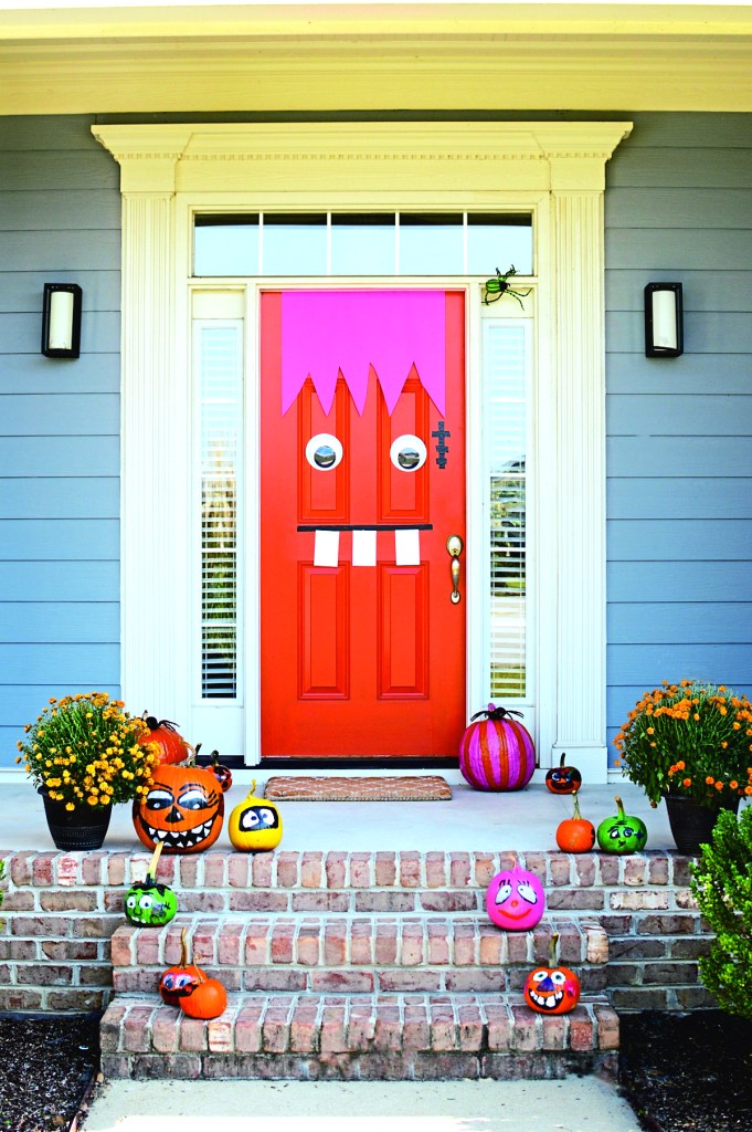 Halloween Door Idea: Spooky-Cute Door