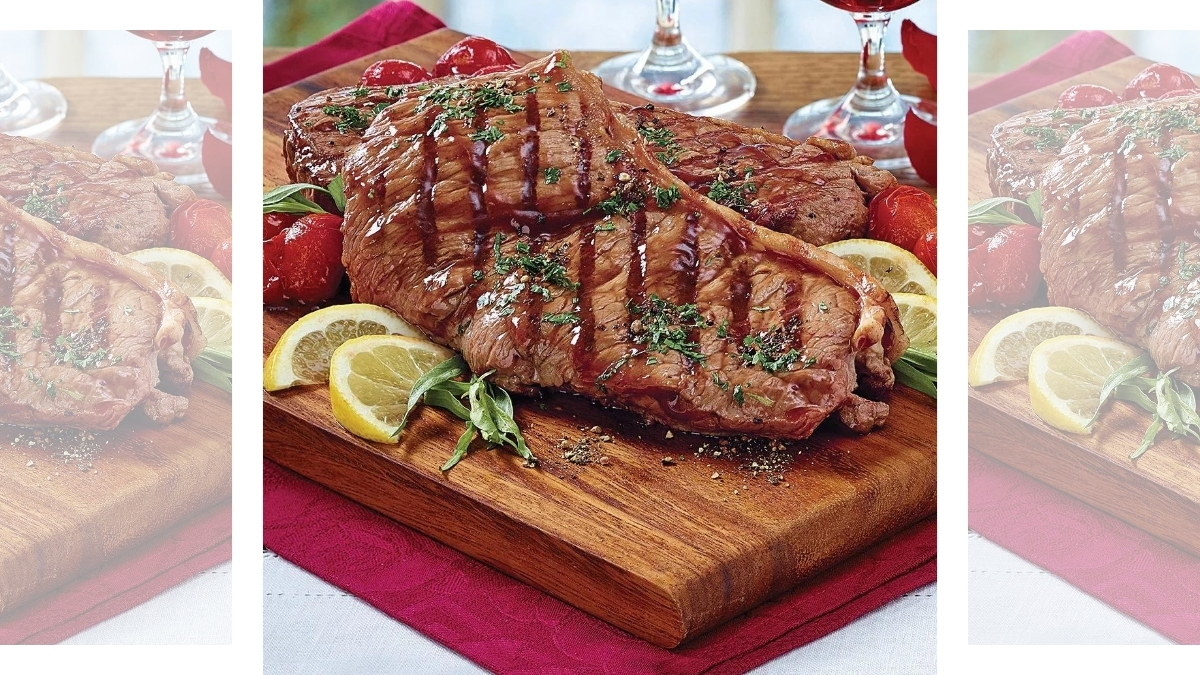 Balsamic-Glazed Steaks recipe