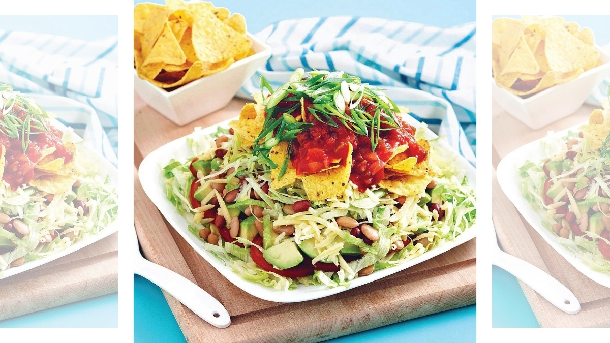 Stacked Taco Salad recipe