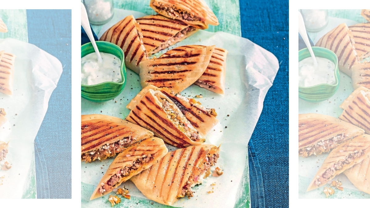 Chicken and Feta Pockets recipe