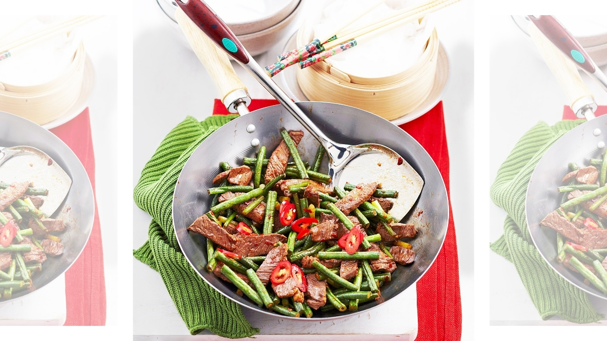 Beef and Green Been Stir-Fry recipe