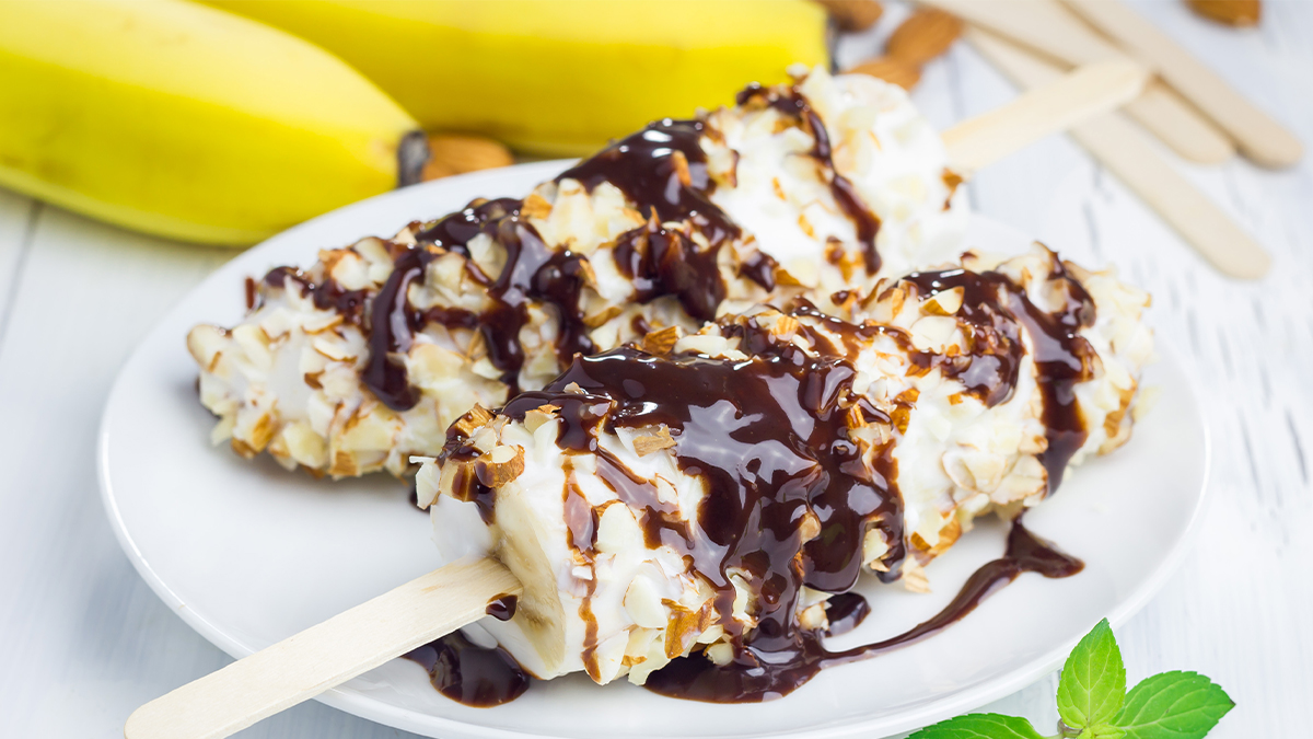 Banana Split on a Stick