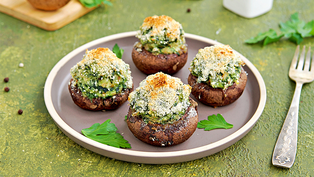 Cheese-Stuffed Mushrooms