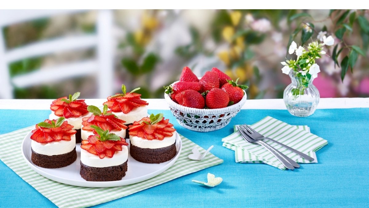 Mini Brownie Cheesecakes recipe