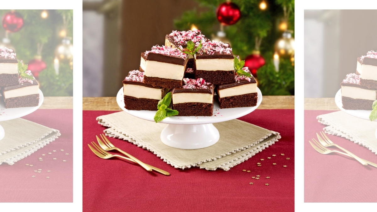 Fudgy Peppermint Bark Brownies recipe