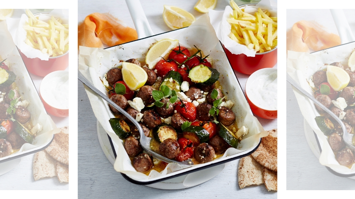 Meatballs with Zucchini and Tomatoes recipe