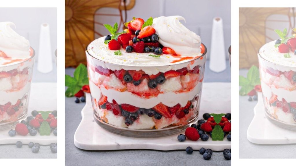 triple berry trifle