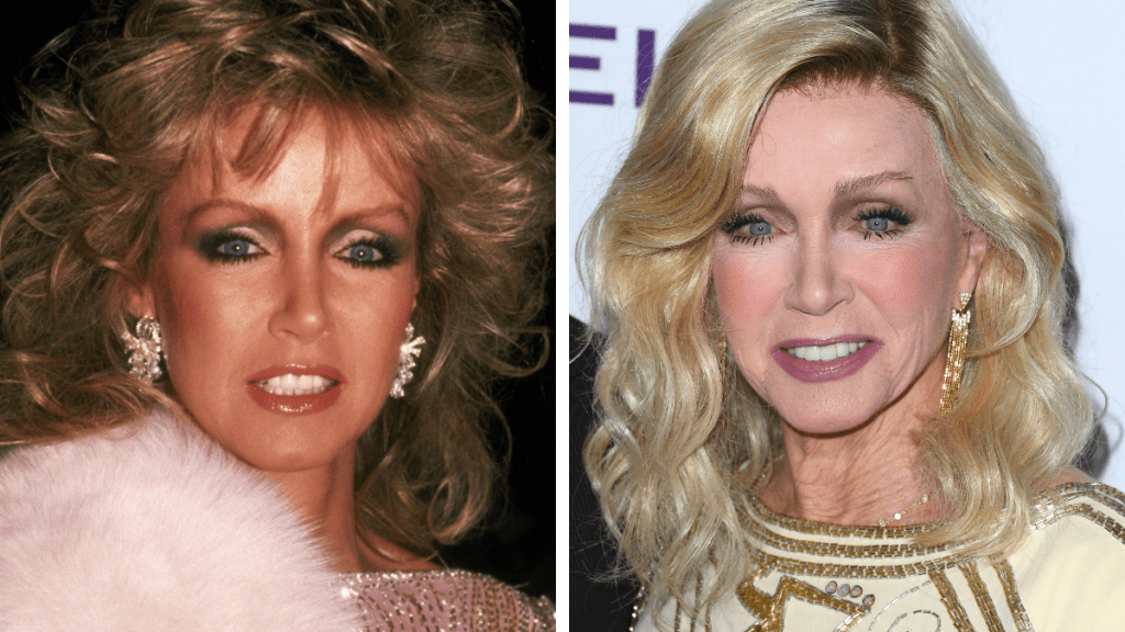 Donna Mills in 1983 and 2023 knots landing cast