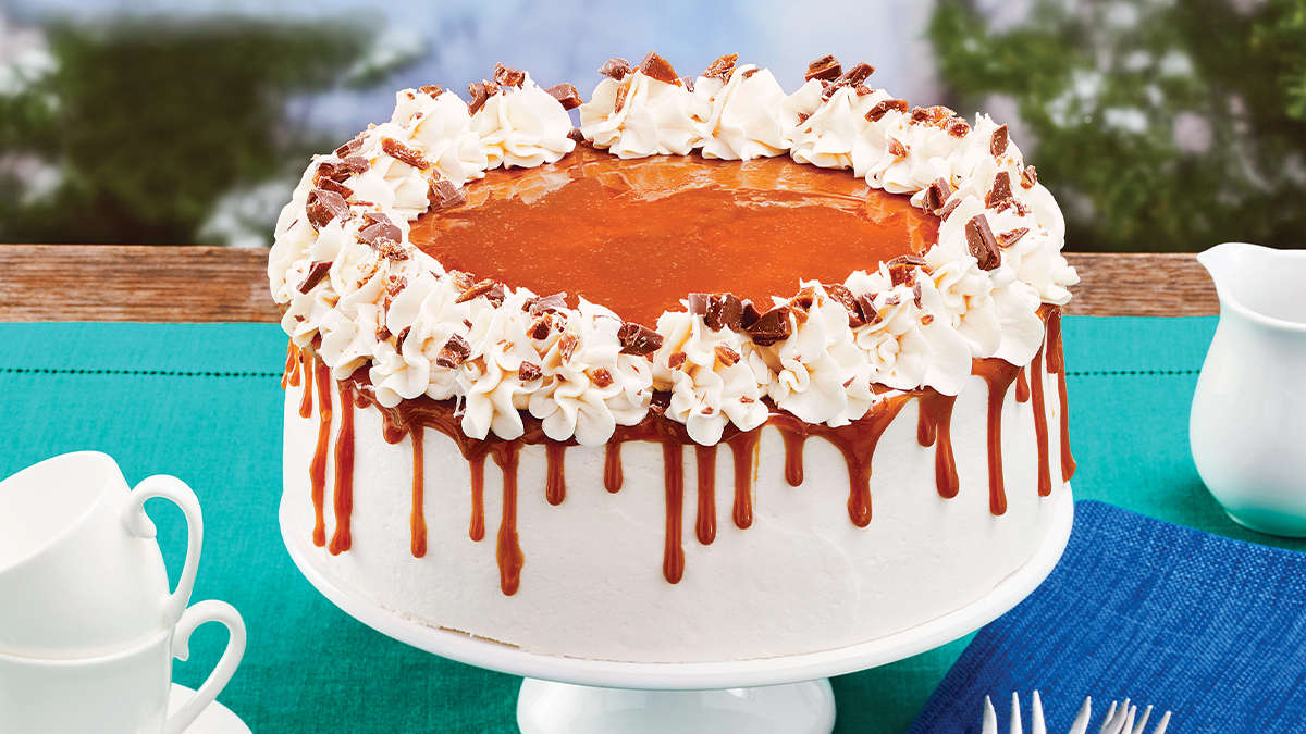 French Vanilla Toffee Cake