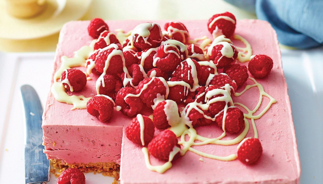 Frozen Raspberry Baking Frozen Raspberry Mousse Cake Recipe | Woman's World