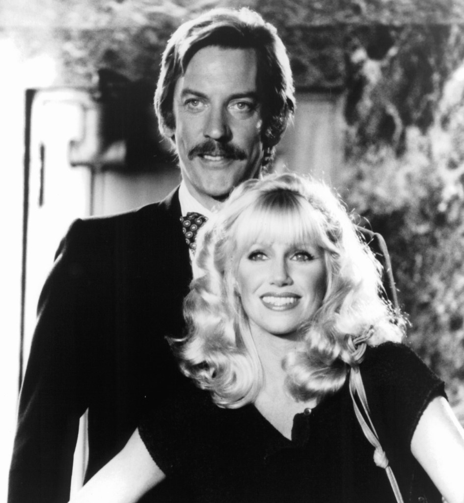 Suzanne Somers and Donald Sutherland in 'Nothing Personal,' 1980