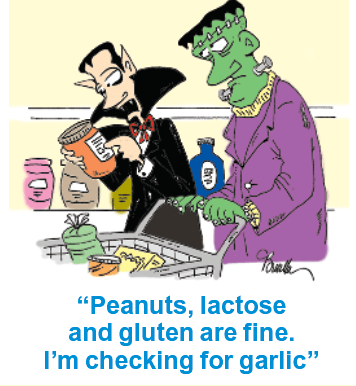 Halloween jokes: A vampire and frankenstine chit chat 