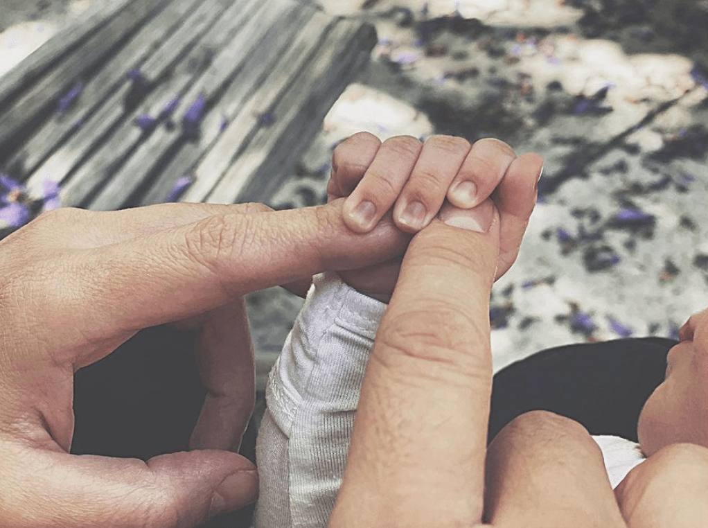 Julie Gonzalo and Chris McNally welcome their first child together via Instagram