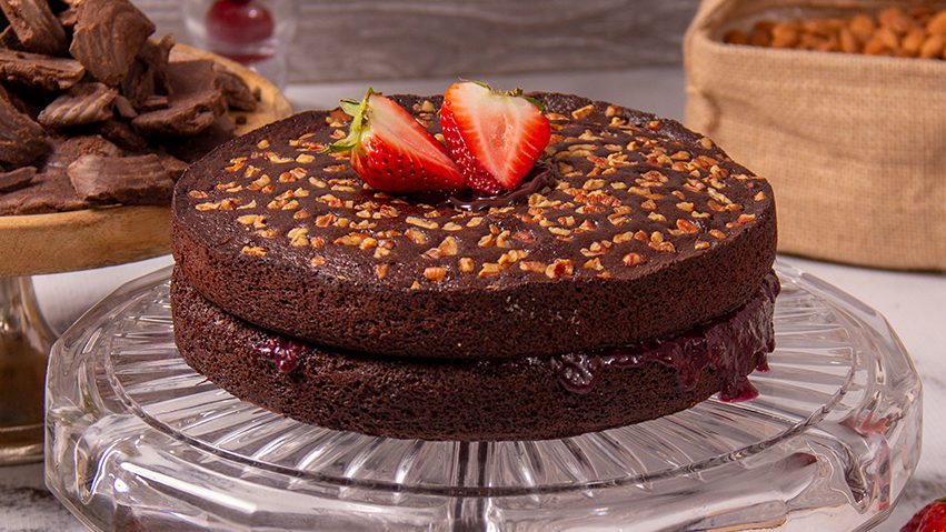 A recipe for Strawberry Chipotle-Chocolate Cake as part of our guide on how to make evaporated milk