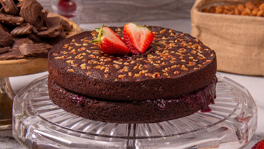 A recipe for Strawberry Chipotle-Chocolate Cake as part of our guide on how to make evaporated milk