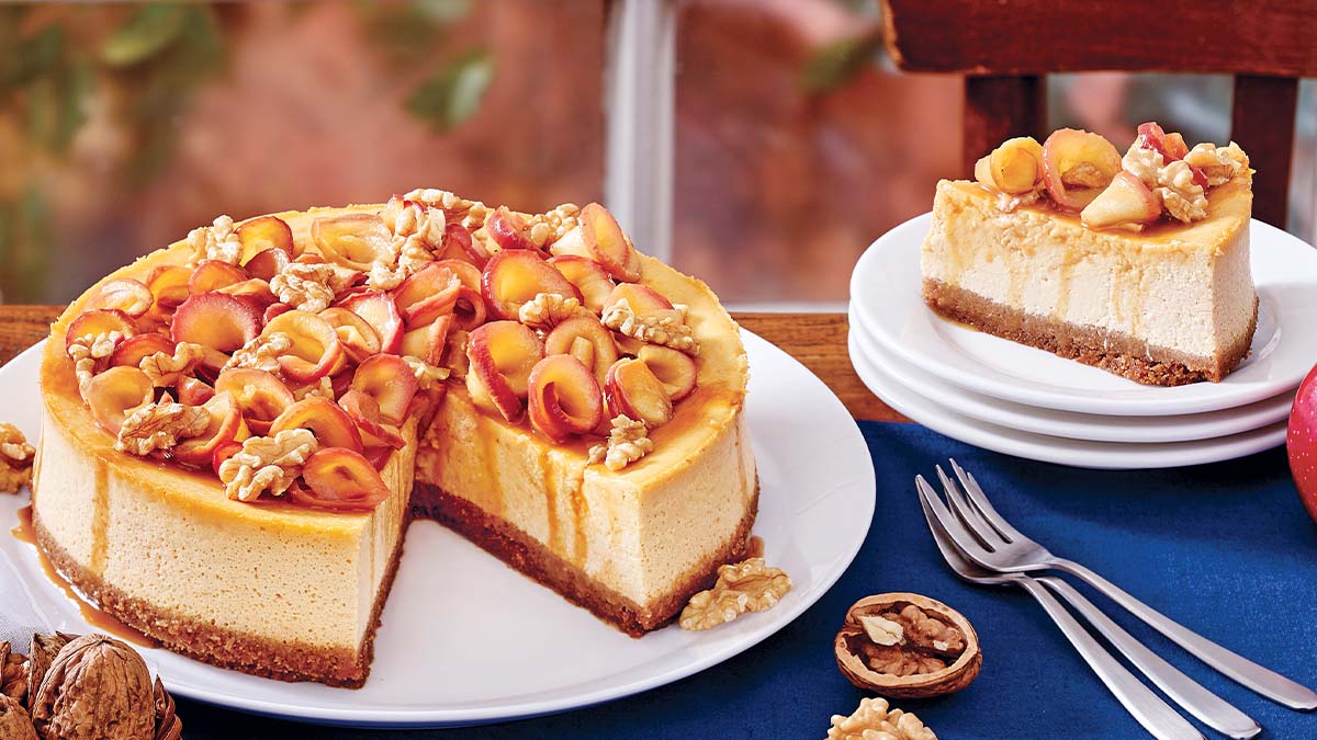 Caramel Apple Cheesecake