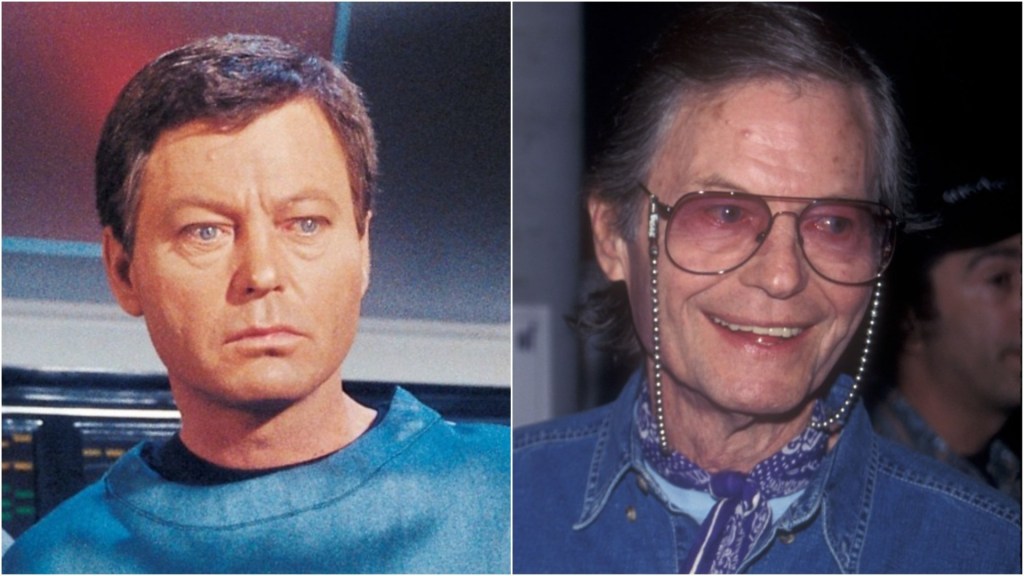 DeForest Kelley then and now