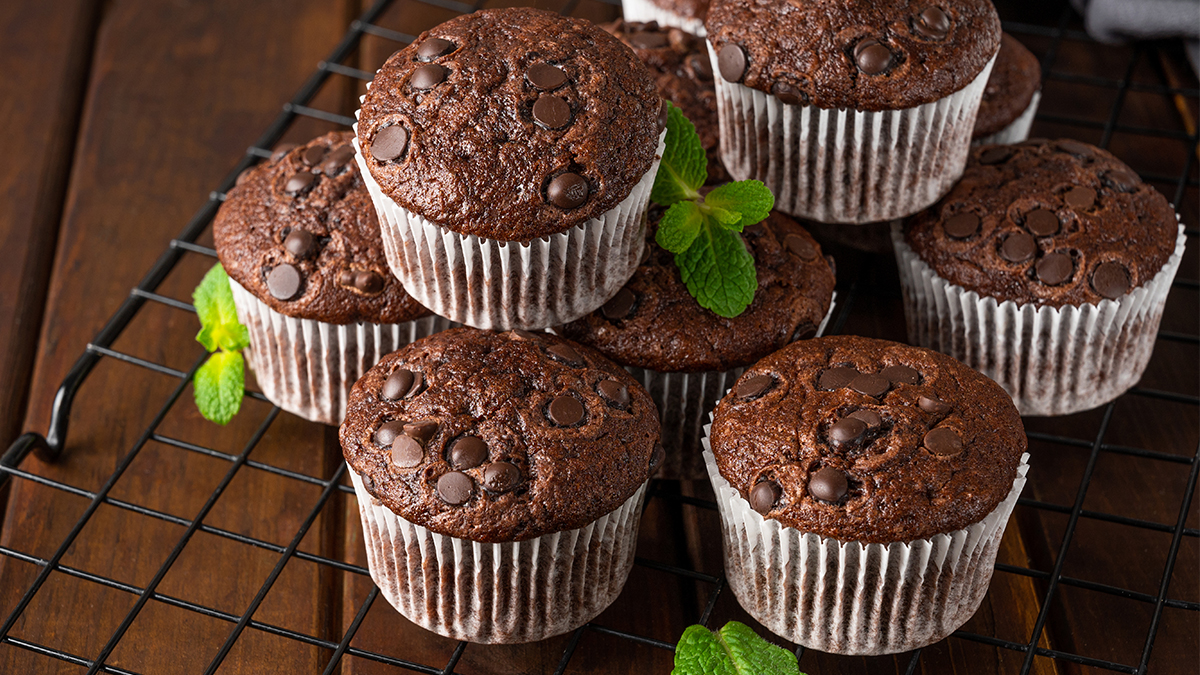 olympic chocolate muffins