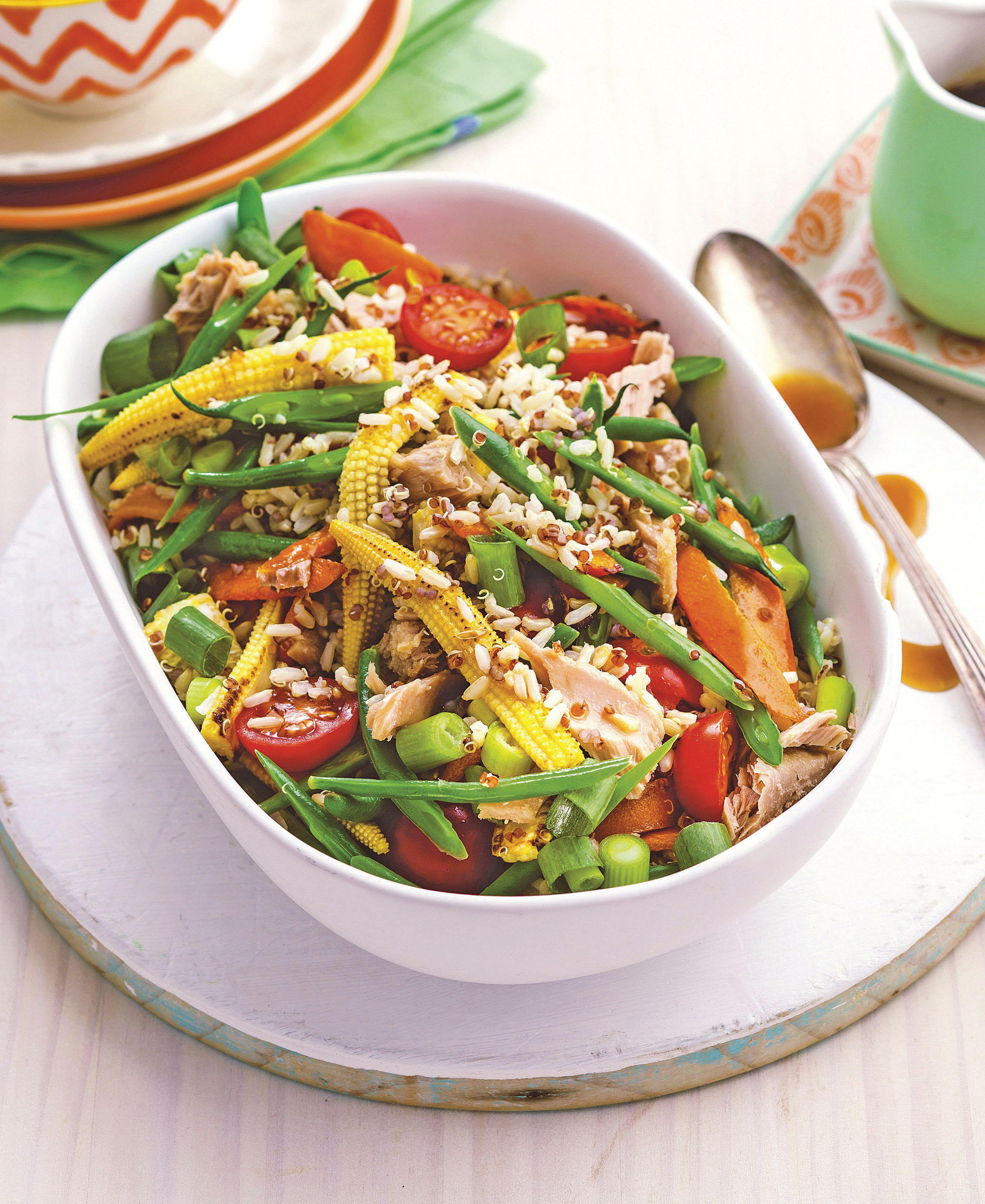 Tuna, Vegetable and Grain Salad recipe